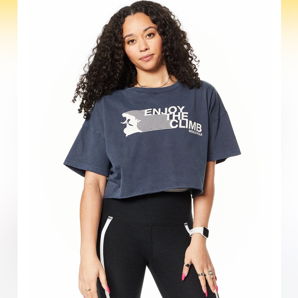 Soul by SoulCycle Emily Boyfriend Tee- Small